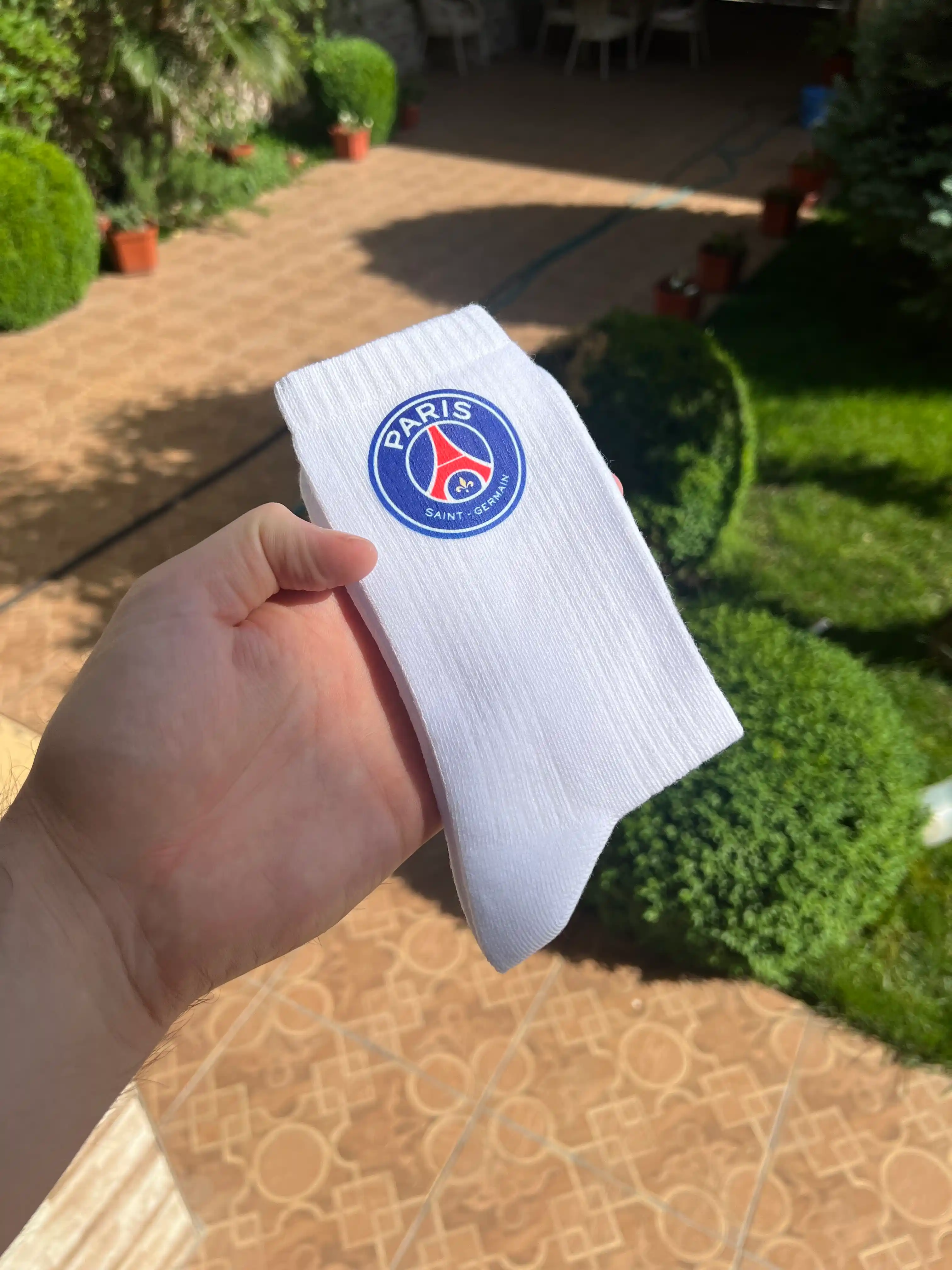 Futbol klubi logotipli erkaklar va ayollar paypoqlari, Real Madrid, Barselona, Chelsea