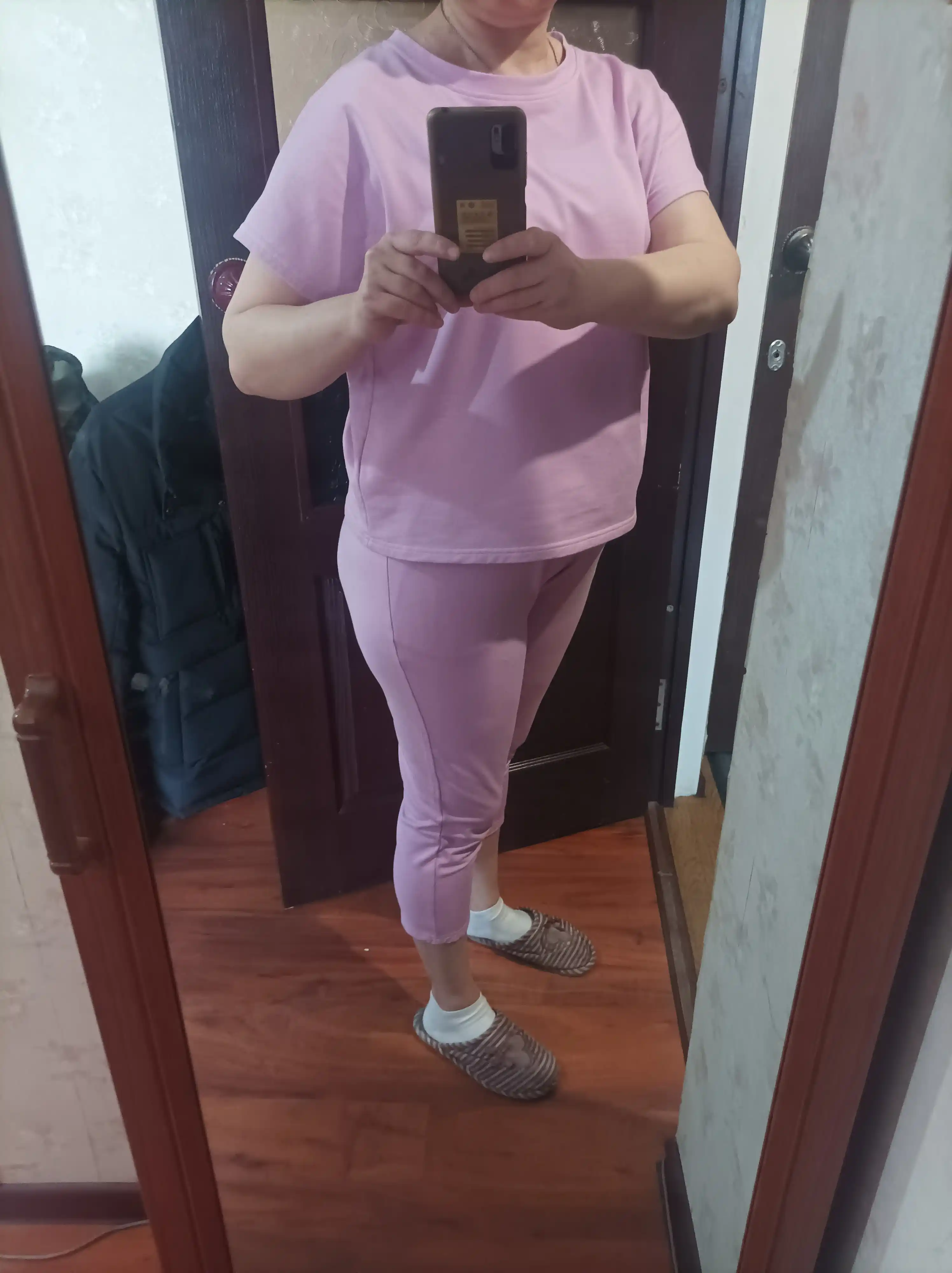 Ayollar ikki qismli sport va uy kiyimi to‘plami, MODALINA, 95% paxta, 44-56 o‘lchamlar