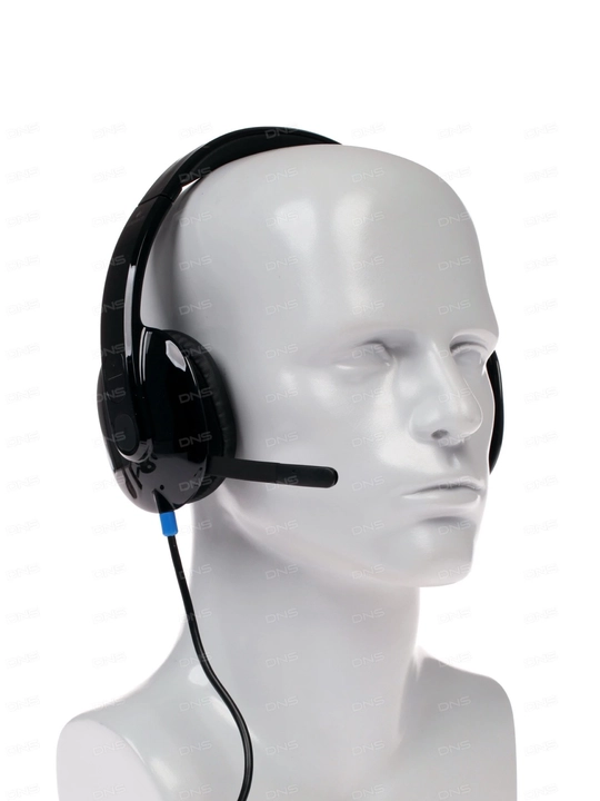 Проводные наушники Logitech H540, для компьютера, коллцентра, звонки, музыка