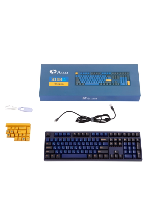 Akko 3108 V2 DS Horizon V2 Blue mexanik o‘yin klaviaturasi