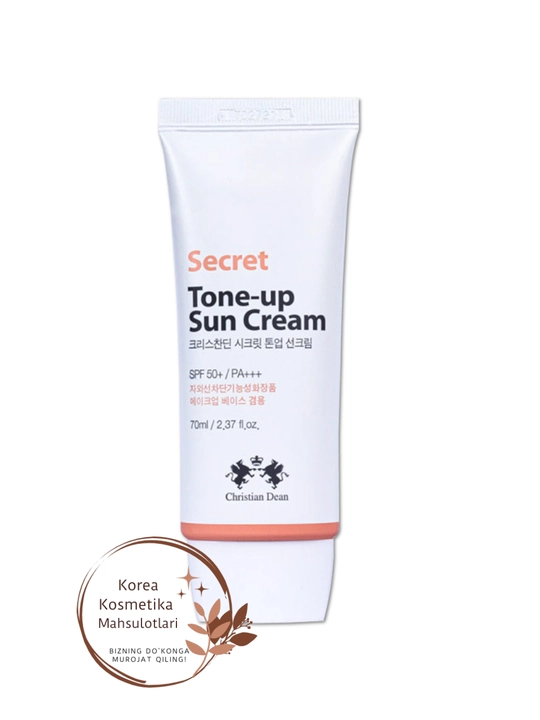 Secret Tone-Up SPF 50+ Christian Dean, солнцезащитный и выравнивающий крем SPF50+, 70 мл