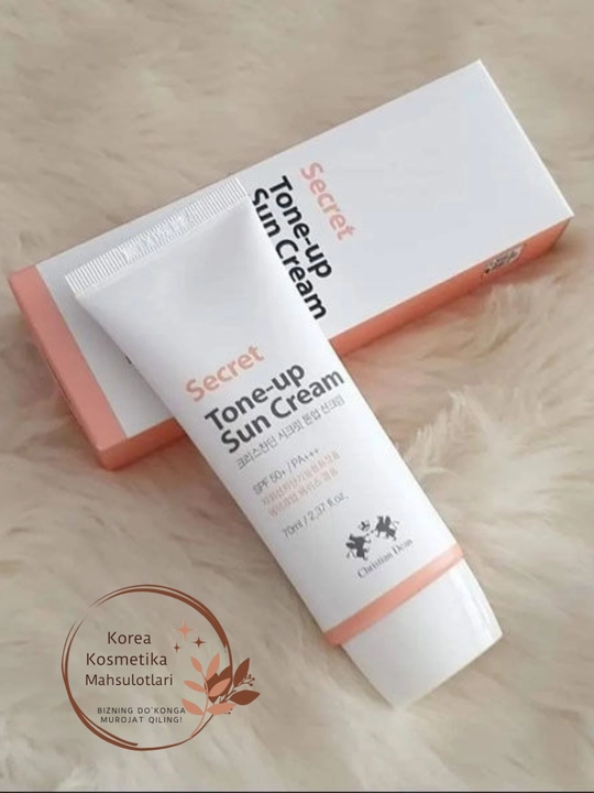 Secret Tone-Up SPF 50+ Christian Dean, солнцезащитный и выравнивающий крем SPF50+, 70 мл