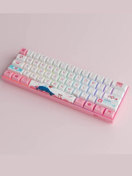 O‘yin mexanikasi Akko 3061S World Tour Tokyo R2 RGB Hotswappable CS Jelly Pink RGB