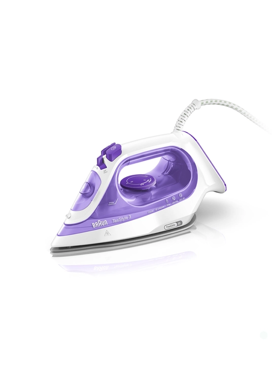 Braun SI3042VI TexStyle 3 bug‘li dazmol, 2350 Vt, 160 g/min bug‘ zarbasi