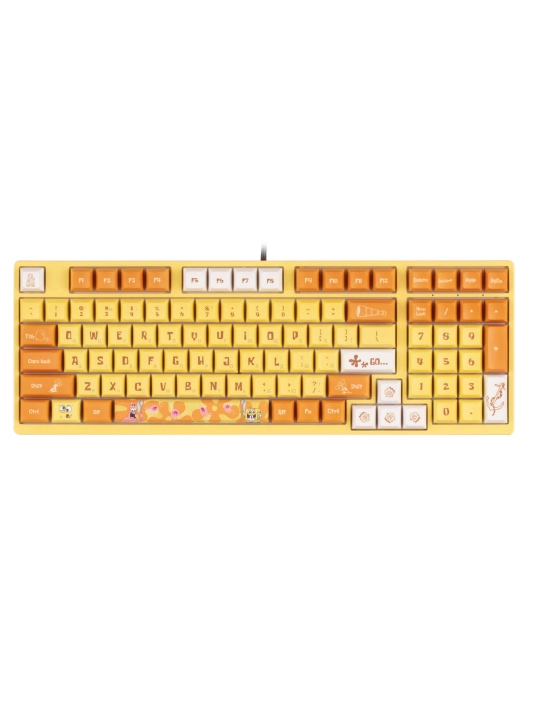 Akko 3098S RGB Sponge Bob CS Sponge RGB o‘yin mexanik klaviaturasi