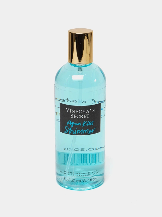Parfyumlangan tana spreyi suvi Victoria's Secret Spreyi Aqua Kiss Rush, Shimmer, 250 ml - 