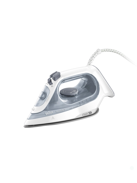 Паровой утюг Braun SI3054GY TexStyle 3, 2400 Вт, FreeGlide 3D, пар 180 г/мин