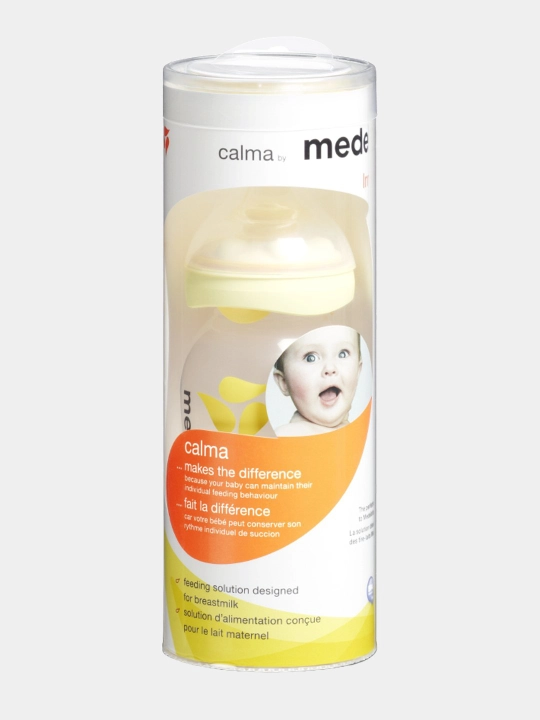 Бутылочка Medela с соской Calma, 150 мл, без BPA, для естественного перехода от груди