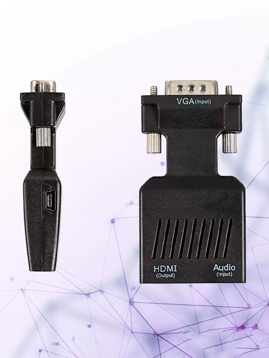 Адаптер с USB Type-C к HDMI, VGA 4K при 60 Гц, для ноутбуков, проекторов, планшетов