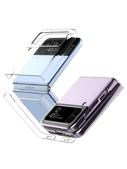 Чехол для Samsung Galaxy Z Flip7/6/5, Z Fold5/4/3 прозрачный - 