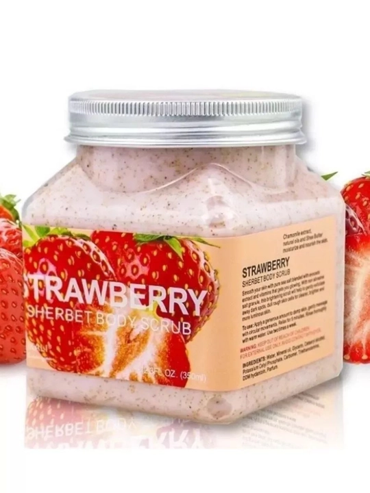 Tana yuz uchun skrab, piling, Wokali Sherbet Body Scrub, skrab tana uchun, 350 ml, 500 ml