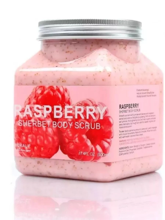 Tana yuz uchun skrab, piling, Wokali Sherbet Body Scrub, skrab tana uchun, 350 ml, 500 ml