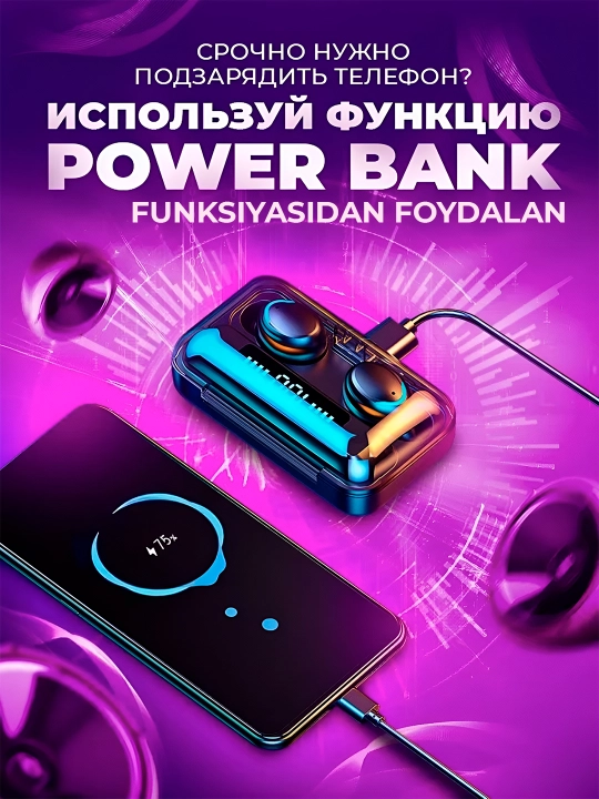 Simsiz minigarnituralar + Power banki