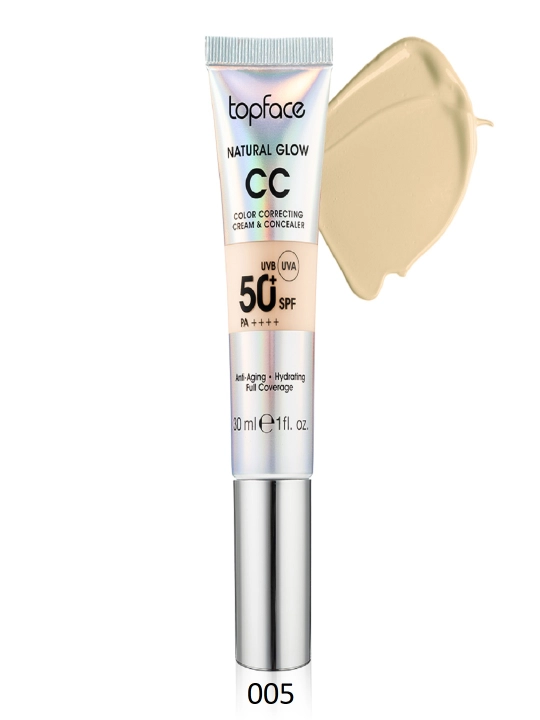 Tonal CC krem & konsiler Topface PT472 Natural Glow