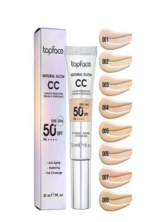 Tonal CC krem & konsiler Topface PT472 Natural Glow