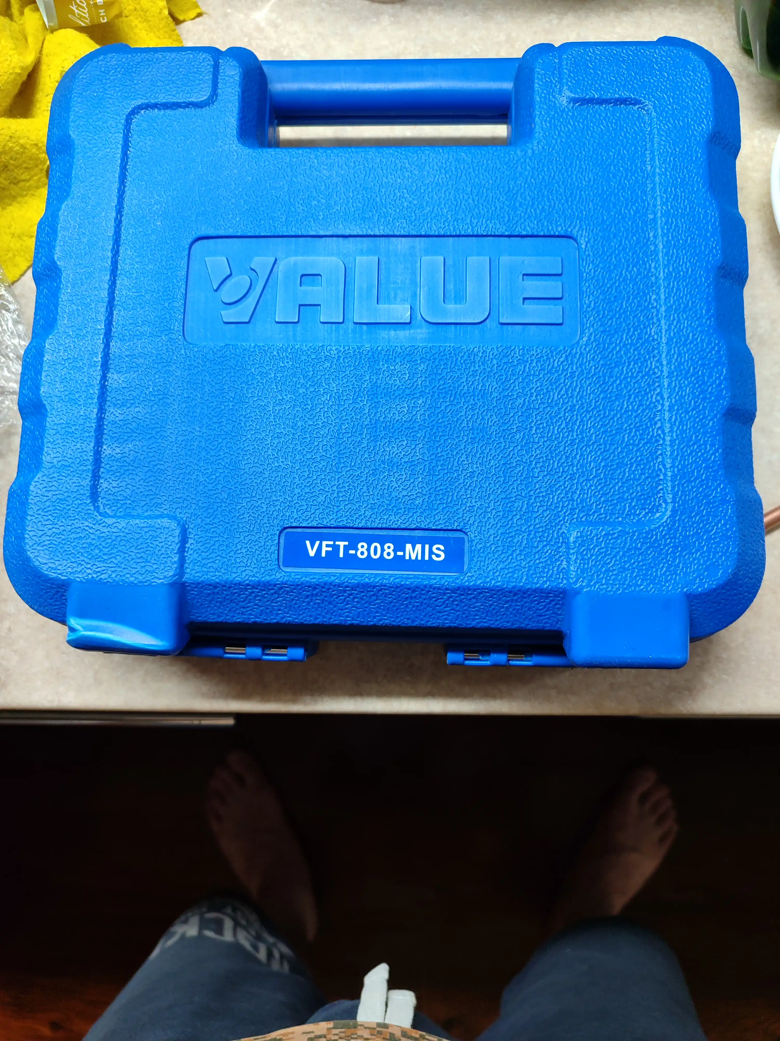 Вальцовка Value VFT-808-MIS с плашкой для метрической трубы