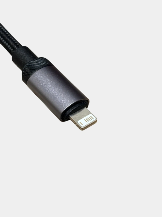 Кабель 3-в-1 с LED-индикатором вольтажа — TYPE-C/Lightning/MicroUSB