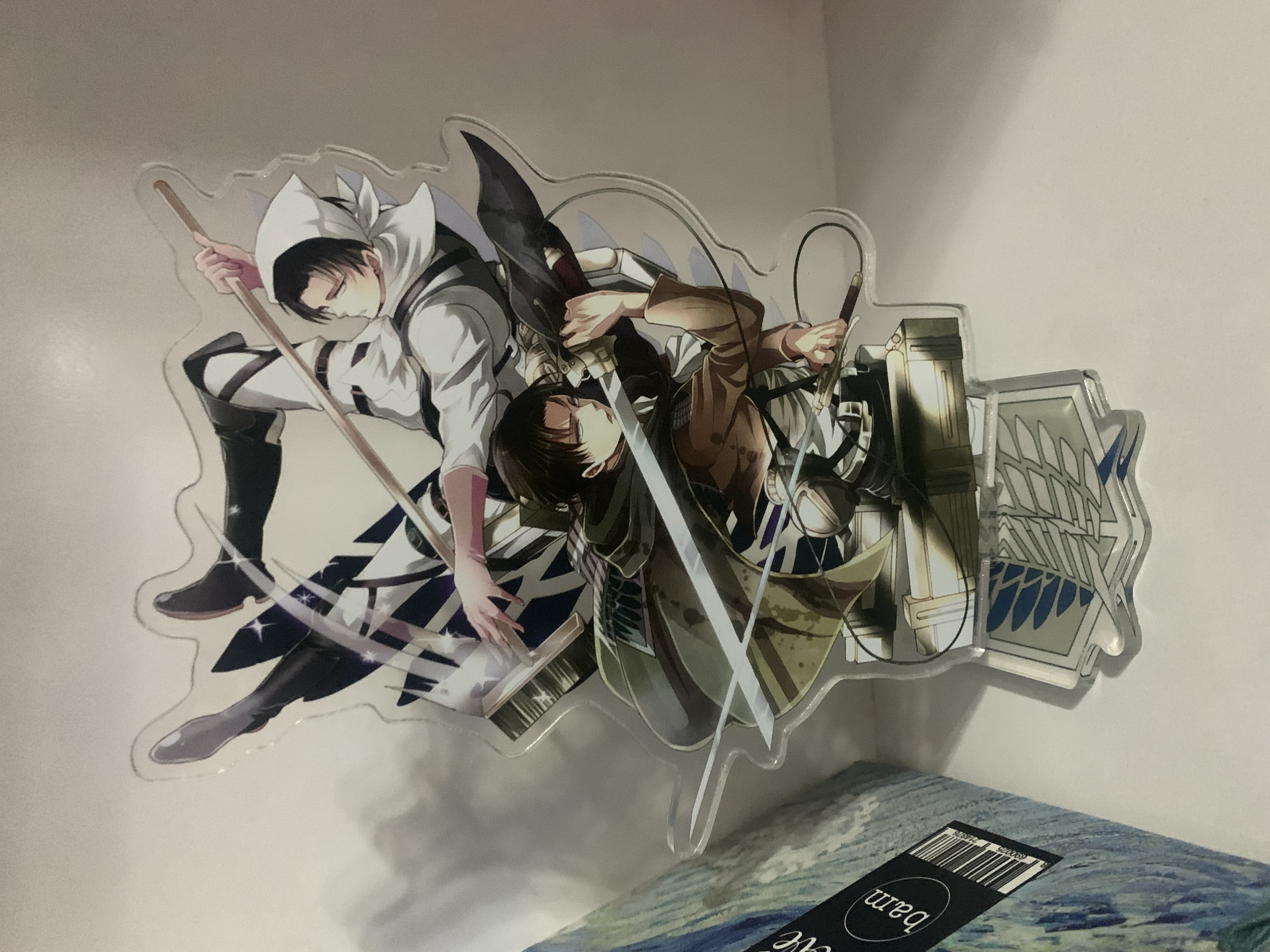 Acrylic anime figure "Attack on Titan" Levi, Eren, Mikasa, Armin 16 sm