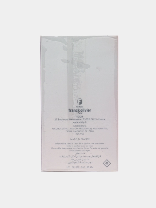 Ayollar parfyumlangan suvi Franck Olivier Nature, 75 ml