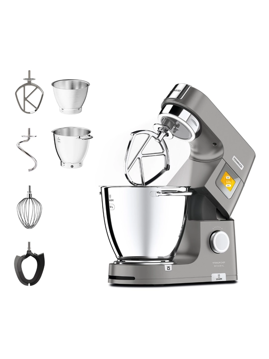  Планетарная кухонная машина Kenwood KWL90.004SI Обогреваемая посуда и весы мощностью 1400 Вт на 5 л