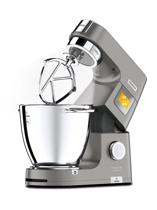  Планетарная кухонная машина Kenwood KWL90.004SI Обогреваемая посуда и весы мощностью 1400 Вт на 5 л
