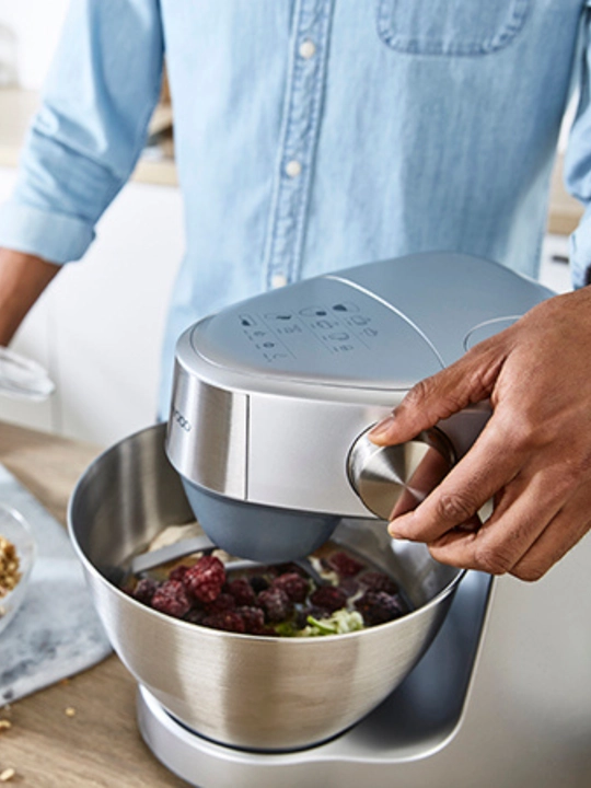 Kenwood Prospero+ KHC29A.X0SI oshxona mashinasi, 1000 Vt, 4,3 l kosa, aksessuarlar bilan