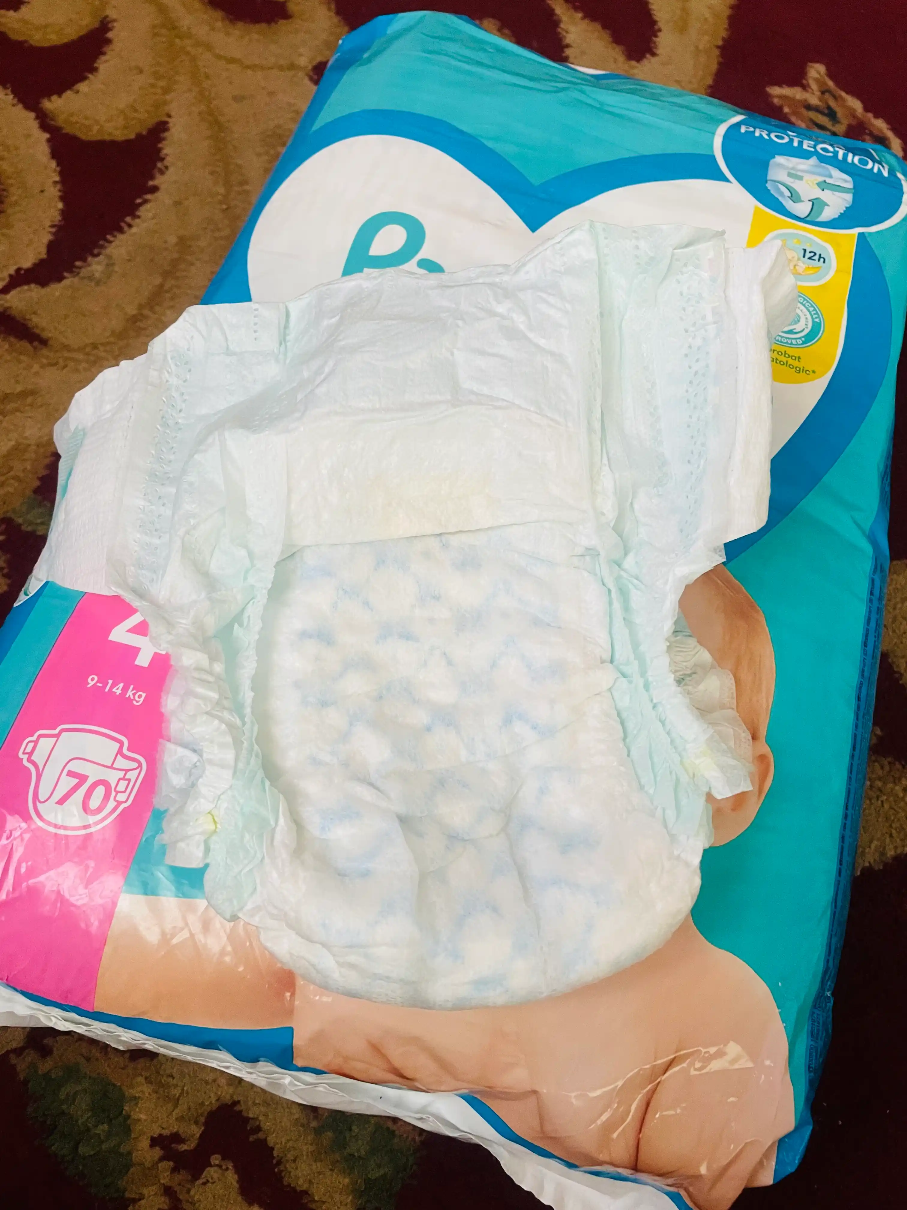 Подгузники для детей Pampers Active Baby, 4 размер, 9-14 кг, 70 шт