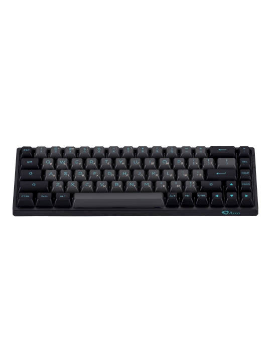 Akko 3068B Plus Black&Cyan CS Jelly RGB o‘yin klaviaturasi