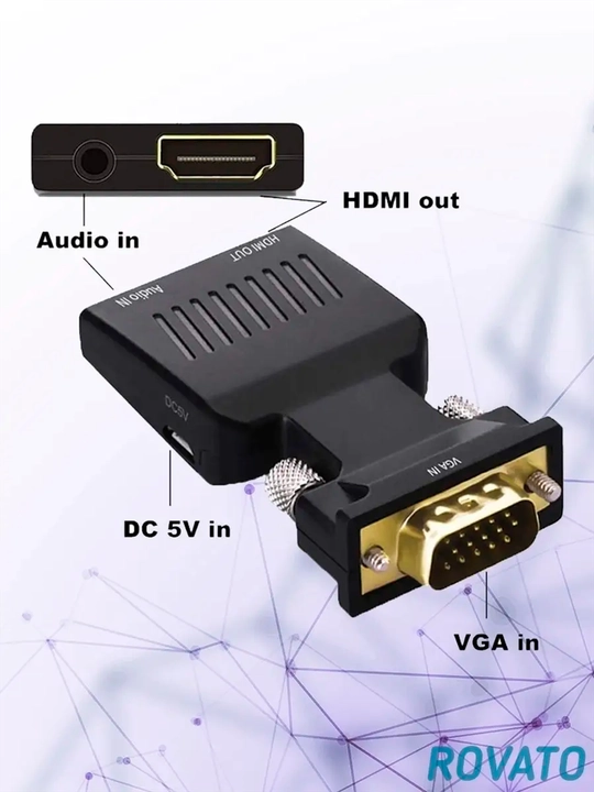 Adapter, hub, Type-C, HDMI, VGA, USB, barcha tudagi adapter perexodniklar