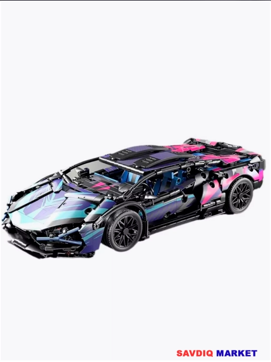 Bolalar uchun konstruktor Lamborghini Aventador mashinkasi, rivojlantiruvchi model