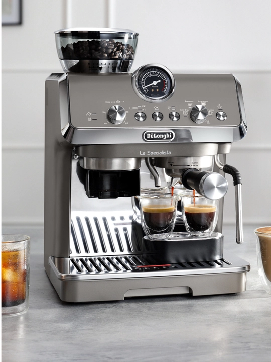 DeLonghi EC9255.T La Specialista Evo rojka kofevarka, maydalagich, kapuchinator bilan