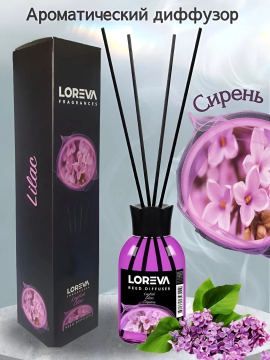 Освежитель воздуха LOREVA  для дома, автомобиля и офиса