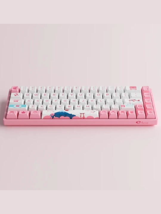 Akko 3068B PlusTokyo R2 CS Jelly Pink RGB USB o‘yin mexanik klaviaturasi