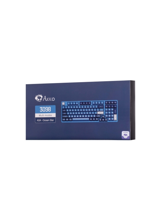Akko 3098B Ocean Star CS Jelly White RGB o‘yin mexanik klaviaturasi