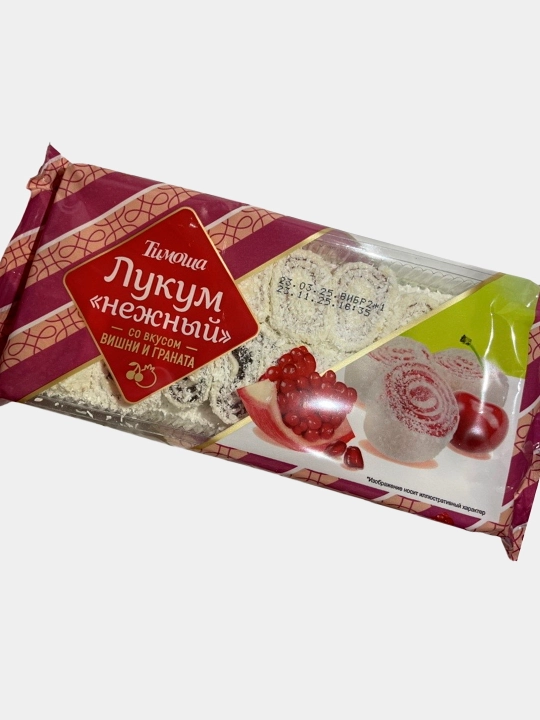Лукум "Тимоша" со вкусом вишни и граната, 250 г
