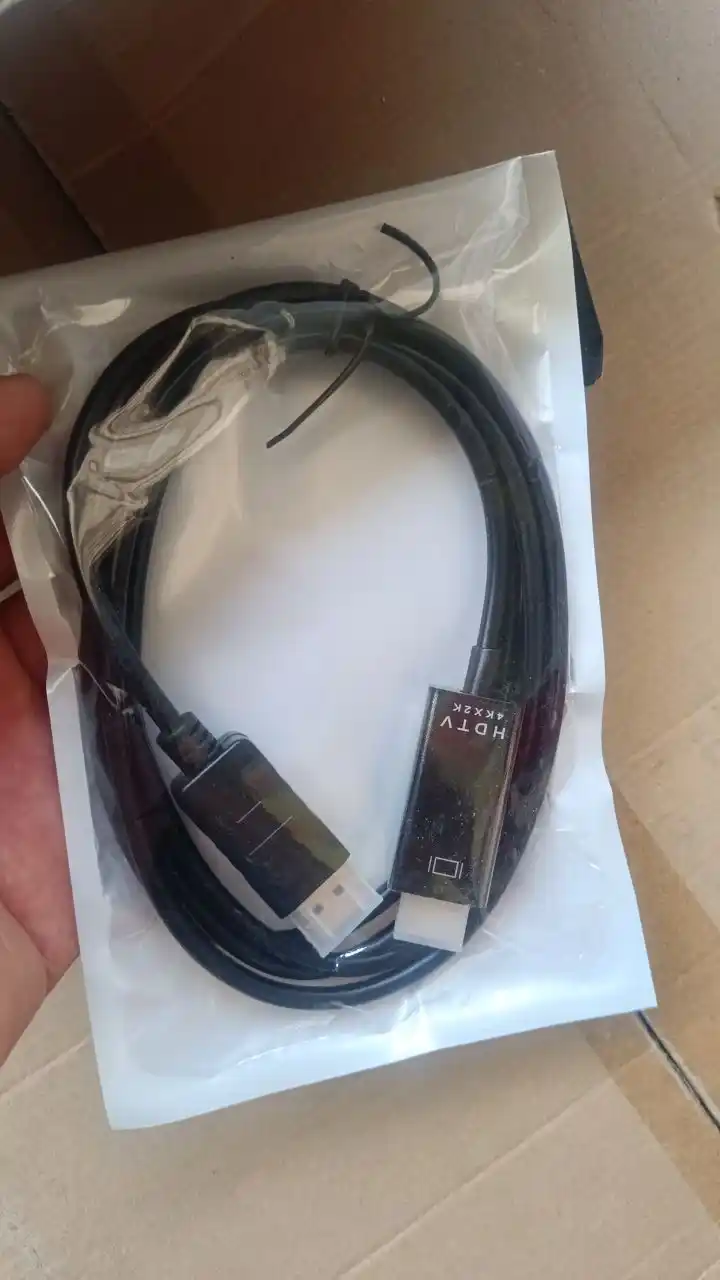 Адаптер DisplayPort- HDMI 4K и кабель 1.5 м: передача видео и звука