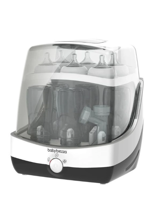 Baby Brezza Superfast, 10 daqiqada sterilizatsiya va quritish, 6 shisha sig‘imi, BPA-free