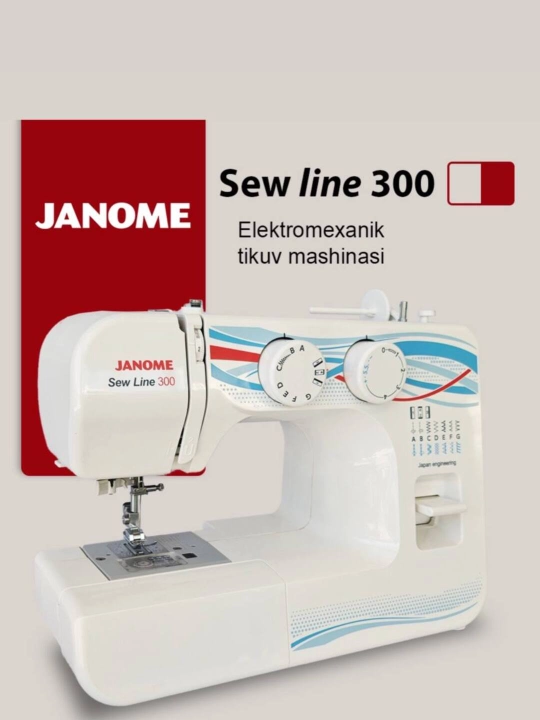 Tikuv mashinasi JANOME SEW LINE 300