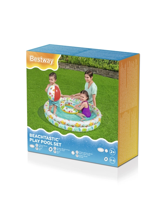 Бассейн детский Bestway, с объемом 62-435 литр, от 2–3 лет и старше