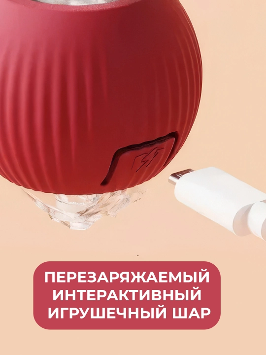 Умный самокатящийся кошачий шар