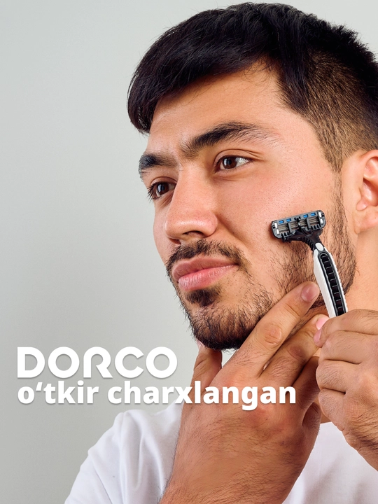 Bir martalik ustara DORCO PACE 4, blister, 3 dona