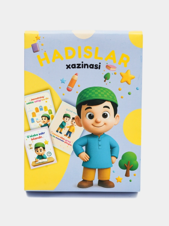 Ilk duolarim va hadislarim - bolalar uchun kartochkalar