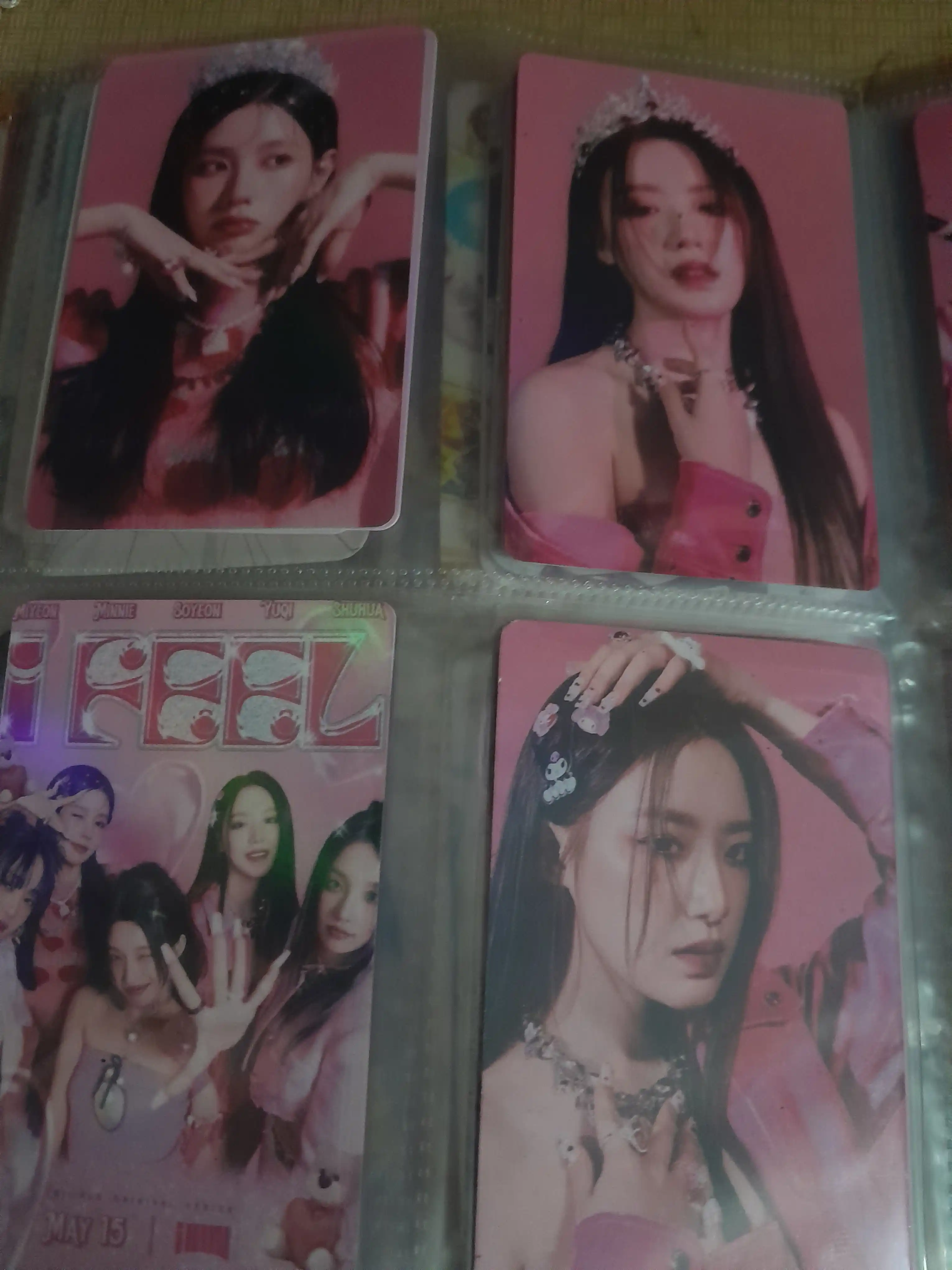 Golografik LOMO kolleksion kartalari K-POP G I-DLE, 55 dona, "GIDLE"