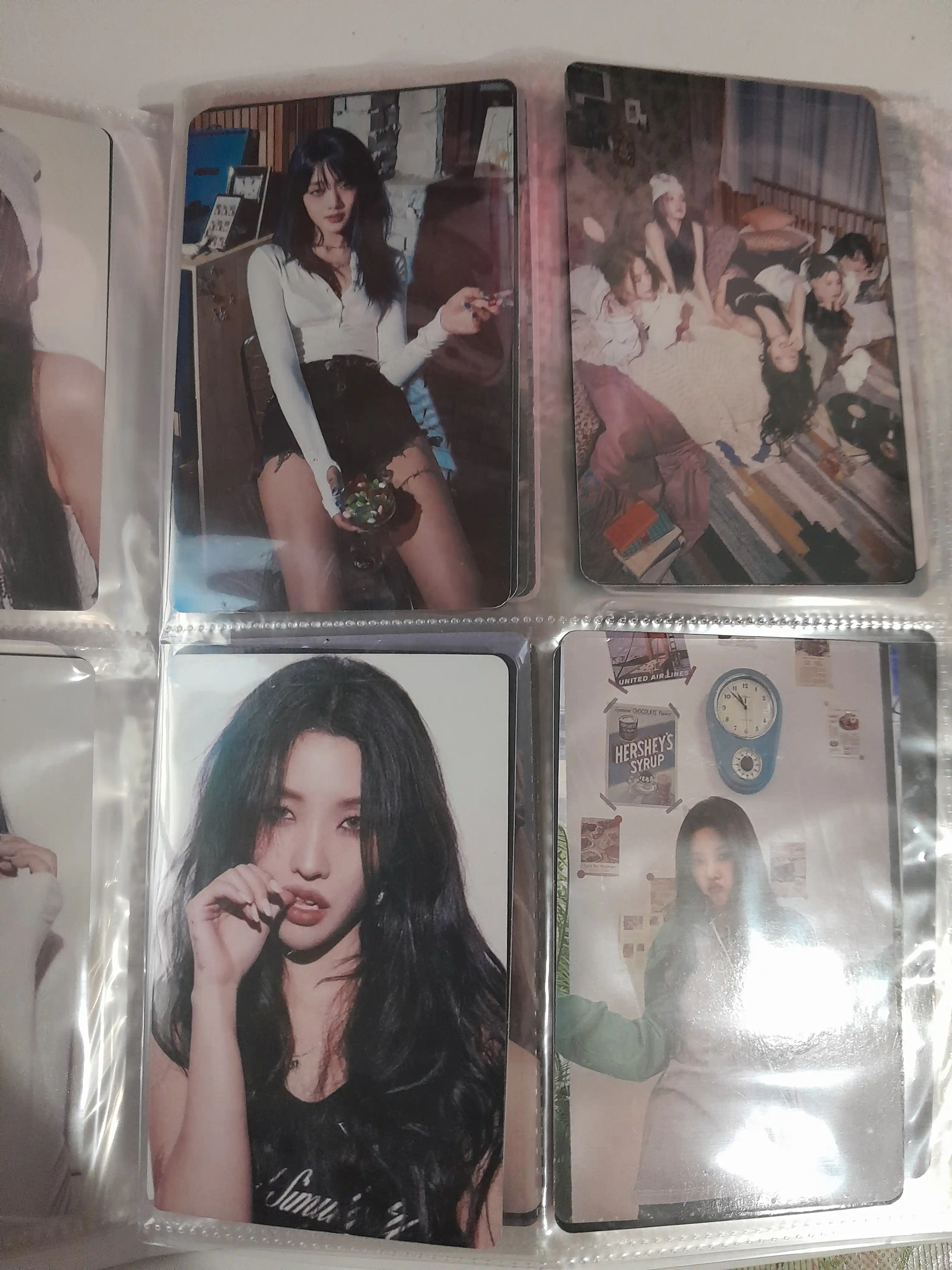 Golografik LOMO kolleksion kartalari K-POP G I-DLE, 55 dona, "GIDLE"