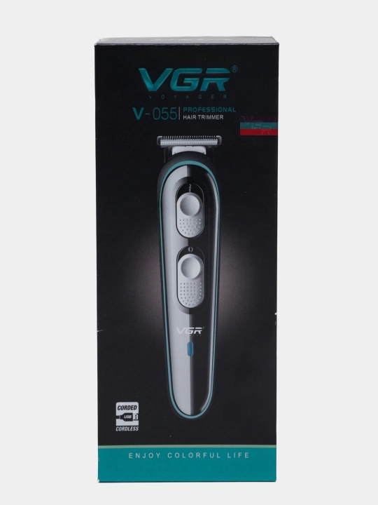 Беспроводная профессиональная машинка для стрижки волос VGR - 