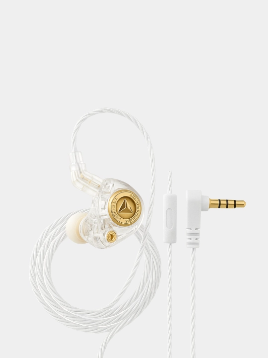 Simli naushniklar IEM, musiqiy naushniklar, QKZ AK6 3.5 mm