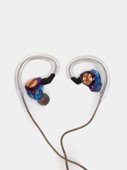 Simli naushniklar IEM, musiqiy naushniklar, QKZ AK6 3.5 mm