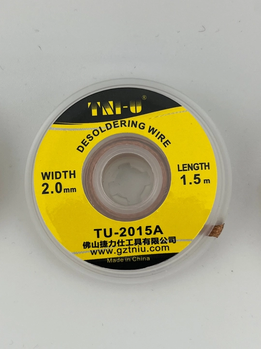 Kavsharni olib tashlash uchun mis lenta – 2.0 mm – flyusli