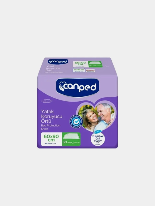 Shimib oluvchi gigiyenik yo‘rgaklar, CANPED Underpads Fluff 60x90 sm 30 dona