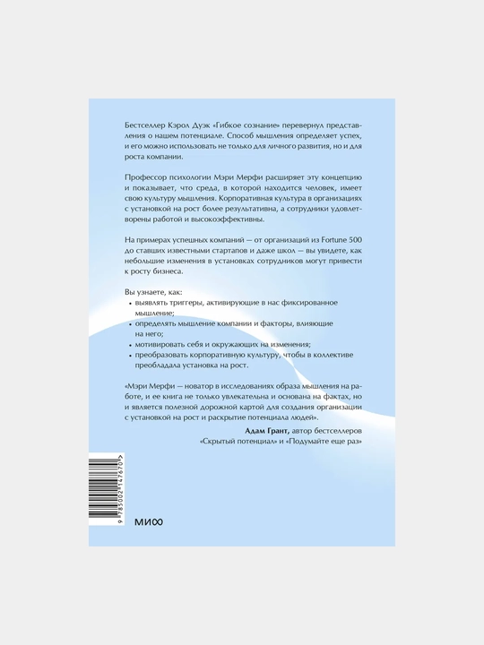 Культура роста, Принципы гибкого сознания для развития компаний